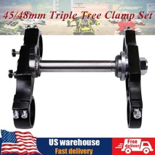 Premium 45/48mm Triple Tree Clamp Bar Mount Riser For Dirt Pit Bike 110cc125cc
