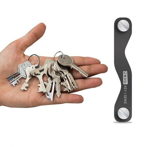 Key Genie Smart Kompakthalter Werkzeug Aluminium Organizer Tasche Klappring - Bild 6 von 14