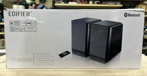 MINT Edifier R1850DB Active Bookshelf Speakers w/ Bluetooth and Optical Input