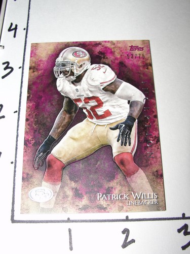 2014 Topps INCEPTION Patrick WILLIS #8 Magenta/75 San Francisco 49ers - Ole Miss - Picture 1 of 2