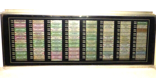 NSM PRESTIGE 160 parte: CANCIONBOARD COMPLETO con MARCO DE VIDRIO Y METAL. 38 y 1/2 X 15 - Imagen 2 de 4