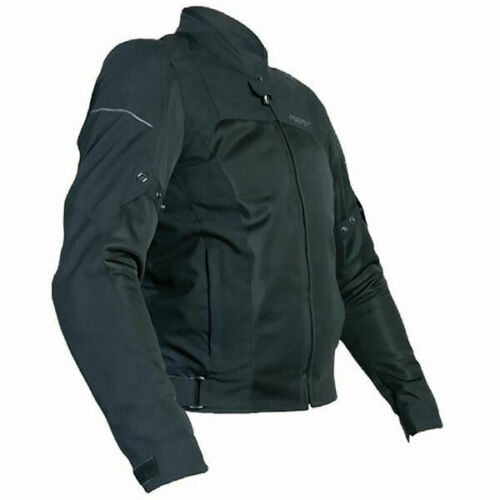 RST Aero CE Vented Mesh Summer Air Motorbike Motorcycle Textile Jacket Black - Picture 5 of 19