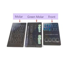 Dental Composite Resin 3Sizes Filling Practise Template Anatomical Model Board