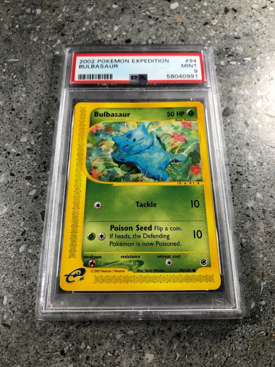 Pokemon TCG Cards Bulbasaur 94/165 Expedition PSA 9 MINT | eBay