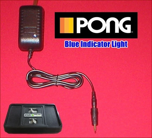 Fuente de alimentación adaptador de CA de 5,5 V con LED para Atari Super Pong PRO-AM modelo # C-200 NUEVO