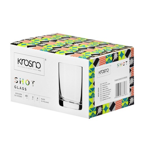 Krosno Shot Gläser für Vodka Schnaps Likör | Set 6 | 50 ml | Spülmaschine - Imagen 7 de 9