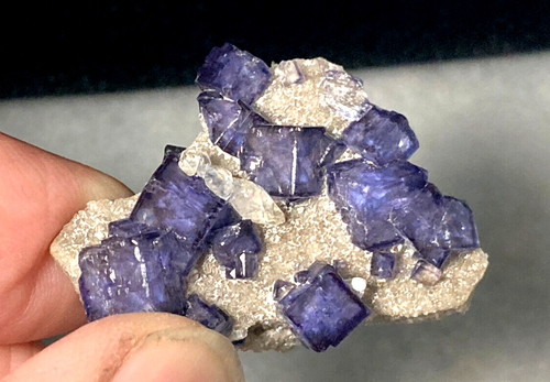 FLUORITE CLUSTER, ELMWOOD MINE, CARTHAGE TN - Picture 3 of 9