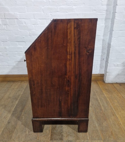 Antique inlaid mahogany continental bureau - writing desk - Picture 21 of 24