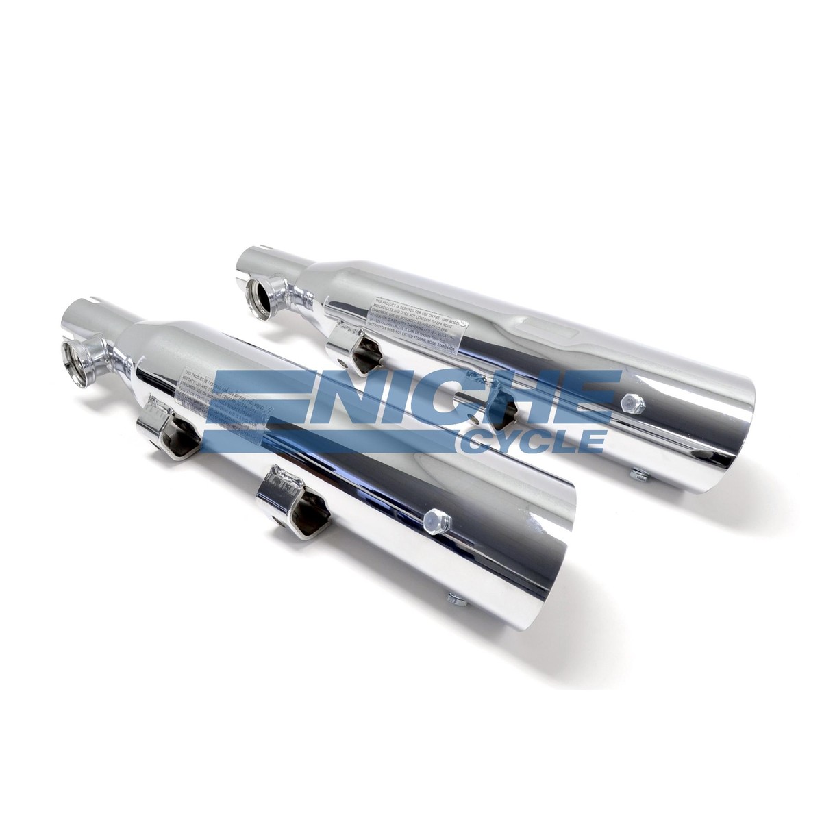 Emgo - 80-75114 - Slip-On Muffler, Slash - Chrome for sale