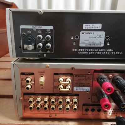 サンスイ　A-α7＋T-α7 Sansui A-α7 Integrated Amplifier Good | eBay