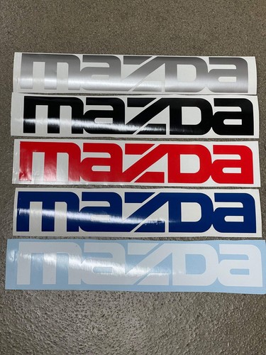 Silver Tailgate Sticker Decal for 85-93 Mazda B220 B2600 Pickup Truck Emblem - Picture 2 of 3