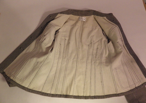 The Clash Patch LSD Original Jacket Black White Stripe Tailored Small Unique - Picture 11 of 20