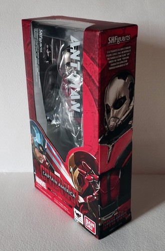 BANDAI S.H. FIGUARTS ANT-MAN (CAPTAIN AMERICA CIVIL WAR) TAMASHII, 100% COMPLETE - Imagen 2 de 12