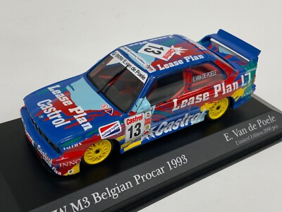 BMW M3 E30 Belgian procar 1993 ミニチャンプス43 1/43 Minichamps BMW M3 1993 Belgian Procar E.V.De Poele 434