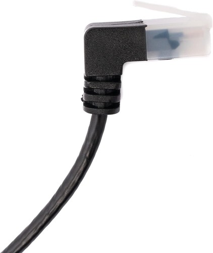 Lan Cable 50 CM RJ45 8P8C Stp Cat6 Plug To Plug Angle Adapter, Black - Picture 3 of 7