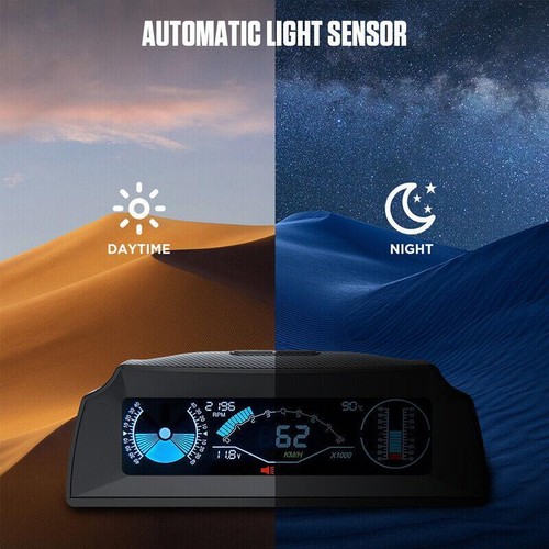 Kit universal de código de visualización de pendiente con calibre OBD HUD para automóvil HUD - Imagen 7 de 7