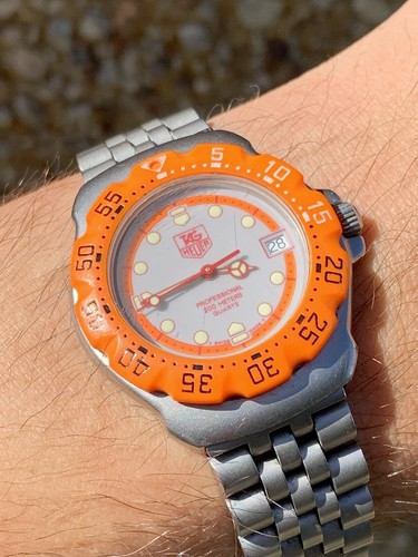 Orologio Unisex Vintage anni '80 Tag Heuer Formula 1 WA1213 da Uomo 35 mm - Foto 13 di 21