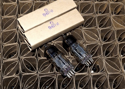 50x 6N6P-I = ECC99 E182CC Doble Triodo Tubo Soviético FECHA COINCIDENTE 04/1984 CAJA NUEVA - Imagen 1 de 3