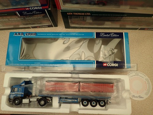 Corgi 1:50 CC12004 MAN Flatbed Trailer & Cont Load ARR. Craib Undisplayed #3534 - 第 1/10 張圖片