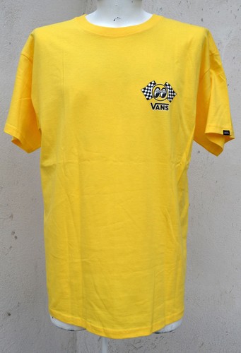 Vans x Mooneyes Shirt Go With Moon! Turtle Sk8 HI Yellow Sz LARGE NWOT - Picture 2 of 5