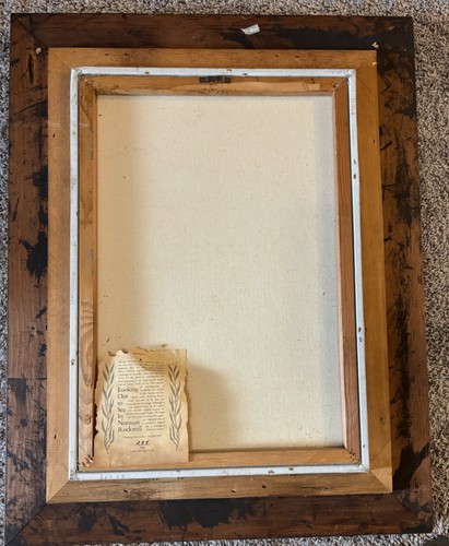 Norman Rockwell Limited Edition “Looking Out To Sea” On Canvas - Imagen 8 de 9