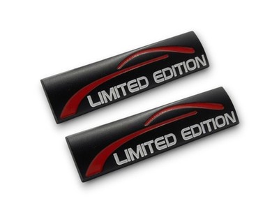 2X Limited Edition Metall Auto Aufkleber Emblem Badge Sticker PKW Tuning Logo