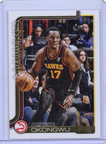 2025-26 Topps Basketball - Onyeka Okongwu #66 Atlanta Hawks  - Picture 1 of 2