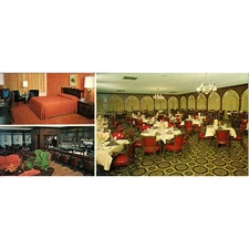 Vintage Long Postcard Sheraton Motor Inn Interior Hagerstown MD TH2-SF2