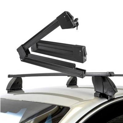 Skiträger Silver Ice ausziehbar+Dachträger K1M für für Hyundai i10 PA 5Tür 07-13