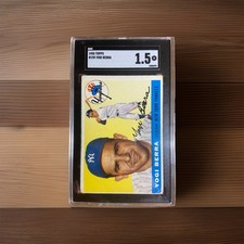 1955 Topps #198 Yogi Berra SGC 1.5 FR High Number