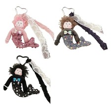 Stylish Sequins Mermaids Dolls Keychain Pendant for Everyday Use Bag Charm Gift