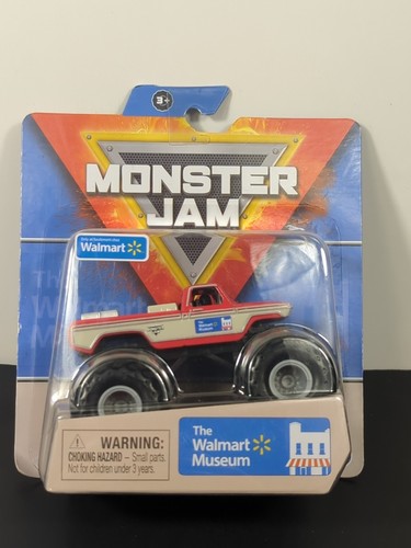 2023 Spin Master Monster Jam Series The Walmart Museum Ford Truck Exclusive DMG - Picture 4 of 11