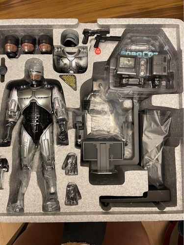 Hot Toys MMS203 D05 Robocop Mechanical Chair Docking Station Used Rare Japan - Picture 3 of 7