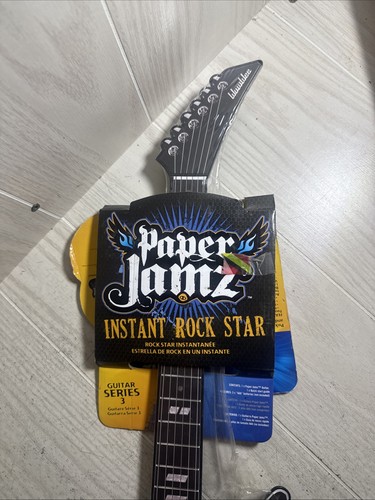 WowWee Paper Jamz Guitar Series 3 Guitar New & Sealed Bonus Songs NEW - Picture 2 of 8