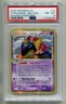 2006 POKEMON EX DRAGON FRONTIERS TYPHLOSION 12/101 REVERSE STAMPED HOLO PSA 8 P1