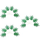  36 Stücke Kuchen Topper Ananas Blätter Zahnstocher Flagge für Kuchen Käsekuchen