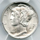 1944 Mercury Dime, PCGS MS64