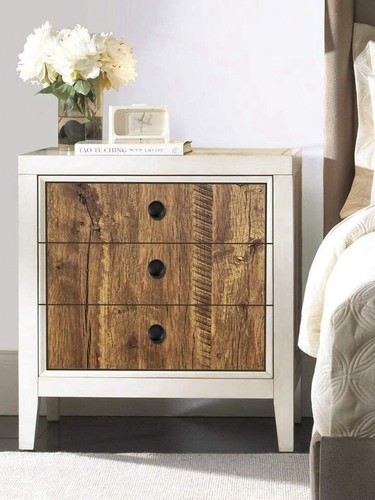Oak Wood Style Sticky Back Vinyl Wrap Cupboard Worktop Wallpaper Cover Film - Picture 7 of 8