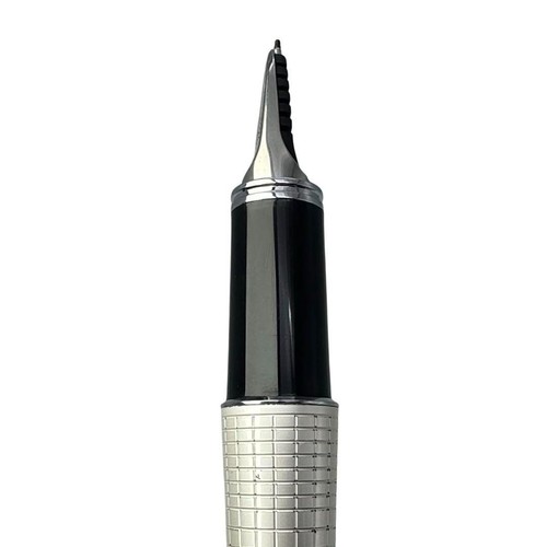 Pluma estilográfica PARKER para hombres y mujeres, plateada, longitud total 13,8 - Imagen 6 de 10