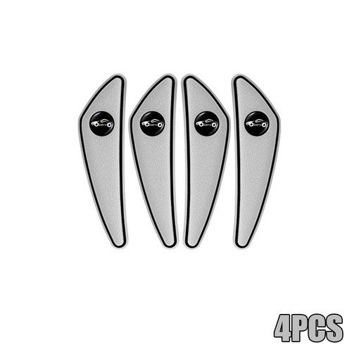 Cojín protector antiarañazos para borde de puerta de coche 4 piezas pegatinas almohadilla accesorios - Imagen 16 de 17
