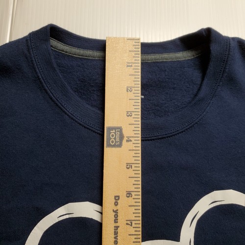Mickey Mouse dunkelblau Herren Large (42-44) Sweatshirt "Athletic Works" Sketch - Bild 8 von 10