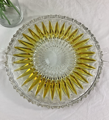 Walther Glas Atomic Sunburst Komet Kuchenplatte Germany - Bild 2 von 12