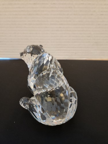 Große Swarovski Kristall Bär Grizzly Figur sitzend 243880 3" x 3,5" - Bild 4 von 6