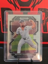 2022 Panini Prizm Draft Picks #PDP30 Reggie Crawford- University Of Connecticut 