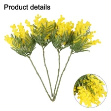 Artificial Flower Bouquets for For weddings Home Decoration Yellow White