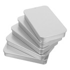  5 Pcs Balm Iron Box Organizer for Candles Metal Tin Container Slide