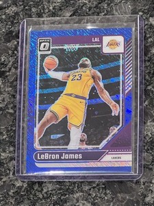 2024-25 Panini Optic Basketball LeBron James Blue Shimmer /75 Lakers #148