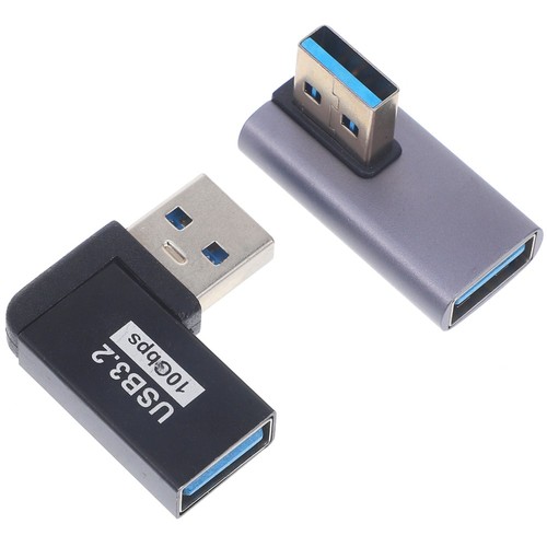 2 Pcs USB-Adapter Weiblich Auf Männlich USB-Stecker Buchse-Extender - 第 2/12 張圖片