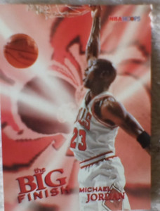 1996-97 Skybox/NBA Hoops - "The BIG Finish" Michael Jordan #176 ungraded
