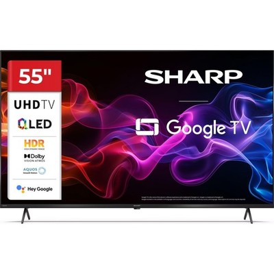 Sharp 55HP5265E 55 Zoll Smart TV QLED 4K UHD Fernseher Wlan HDR10 Dolby HLG NEU
